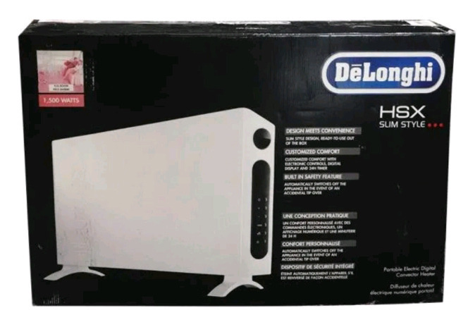 New In Box | 1500 Watt Protable Electric Digital Convector Heater | Slim Style | * Retails $99+ *