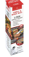 New | 2-Pack Emeril Lagasse Grill & Bake Mat | Nonstick Reusable | Includes Two 13" x 15.75" Mats