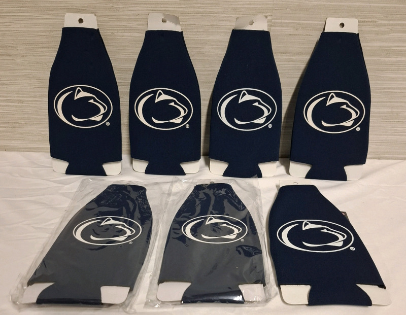 New 10 Bottle Koozies | Logo: Penn State Nittany Lions Tervis | Material: Foam | Height: 8" each