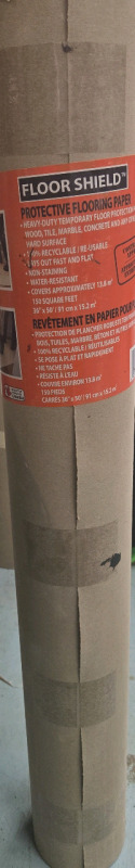 As New | 150 Square Feet of Protective Flooring Paper | 100% Recyclable