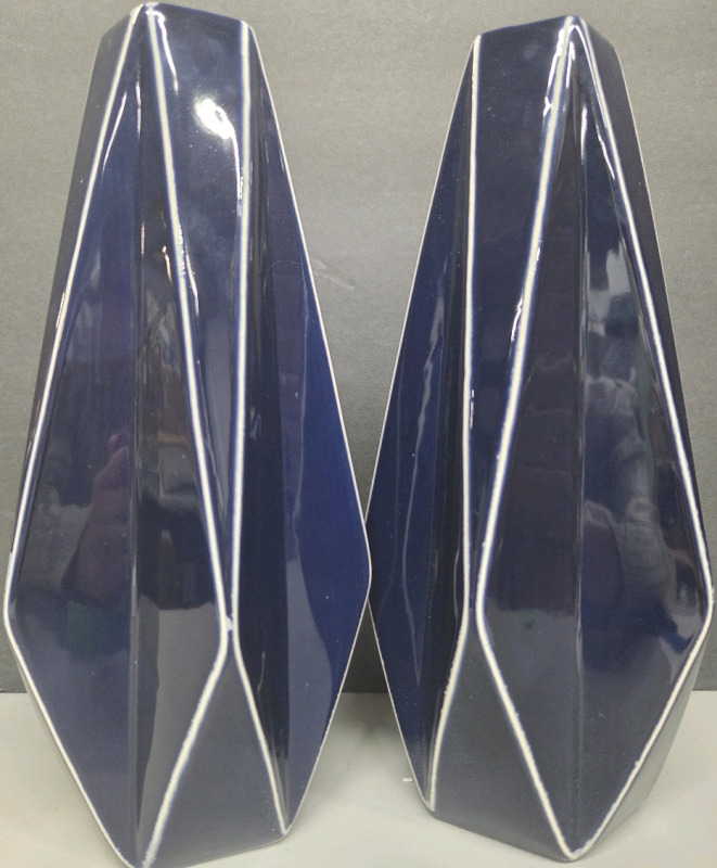 2 New | 11" Gorgeous Modern Vases
