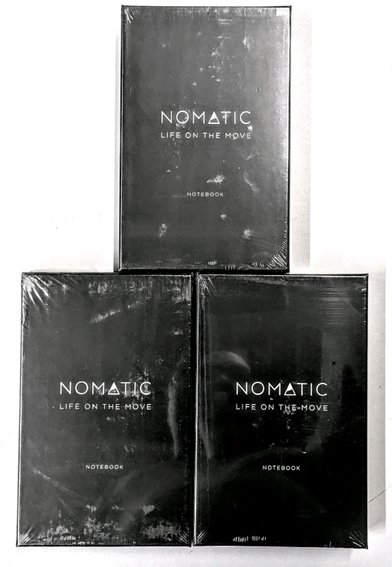 3 New NOMATIC Notebook - Journal For Writing, Business, Office, And Sketchbook - 240 Ruled Pages - Hard Cover Notebook With Perforated Pages, Built-in Pen Holder, And Whiteboard Paper. Retail Value Over $70