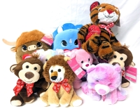 9 New Super Soft Stuffed Animals Up To 10" Tall