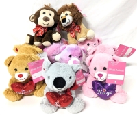 11 New Super Soft Stuffed Animals Up To 7" Tall
