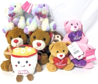 10 New Super Soft Stuffed Animals Up To 9.5" Tall