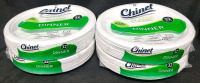 4 New Packs of Chinet Classic Paper Dinner Plates (10⅜")