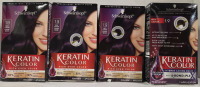 4 New | Schwarzkopf Professional Quality Colour in Shade Rich Caviar | Keratin Colour Anti-Breakage Technology