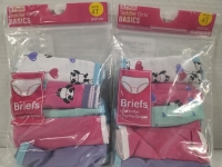 10 New | Size 4T Toddler Girl's Briefs w/ Adorable Pandas