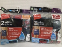 4 New Pairs | Sizes Small-Med Mens HANES Tagless Boxers