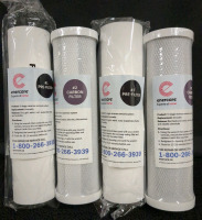 New Enercare Water Filter Replacement Filter Bundle 2x Pre-Filters & 2x Carbon Filters