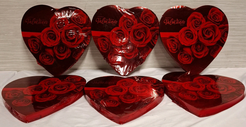 New 6 Elmber Chocolate Boxes | NT WT- 8Oz per box | 20 pieces per box | Measurements: 10.5" &times; 10" each box approx. | Best Before- 05/05/2026