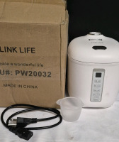 As is Link Life Mini Rice Cooker Powers Up Model FB1201