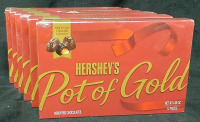 6 Boxes of Hershey's Pot of Gold Assorted Chocolates (12pcs Each, Best Before May 5th 2026)