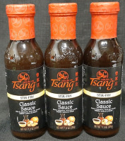 3 New Bottles of House of Tsang Stir-fry Classic Sauce (326g Each, No Best Before)
