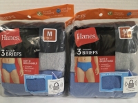 6 New Pairs | Size M Mens HANES Tagless Briefs