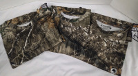 3 New | Size L Men's REALTREE Long & Short Sleeve Shirts