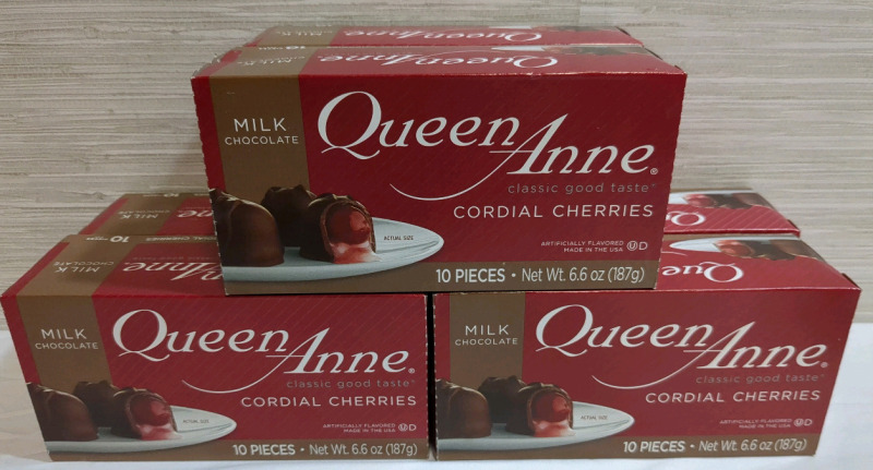 6 New Boxes Queen Anne Milk Chocolate Cordial Cherries