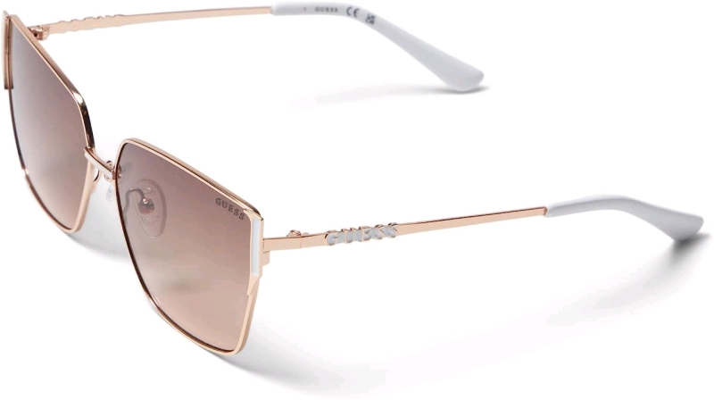 New GUESS GF6158 Matte Rose Gold Sunglasses (One size Fits Most)