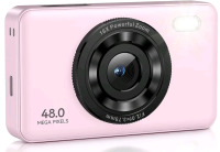 New 48.0 Mega Pixel Pink Digital Camera Model A2