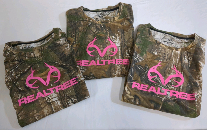 3 New Womens L Realtree T-Shirt