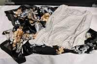 2 As New Floral Dress with Sash & sz 12 Ladies Long Sleeve Striped Top