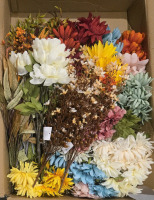 36 New | Assorted Artistry Designs Faux Decorative Flowers | * Retails $180 *
