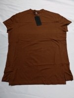 New ALPHALETE Men's sz Large Premium Stepped Hem Short Sleeve (Mahogany)