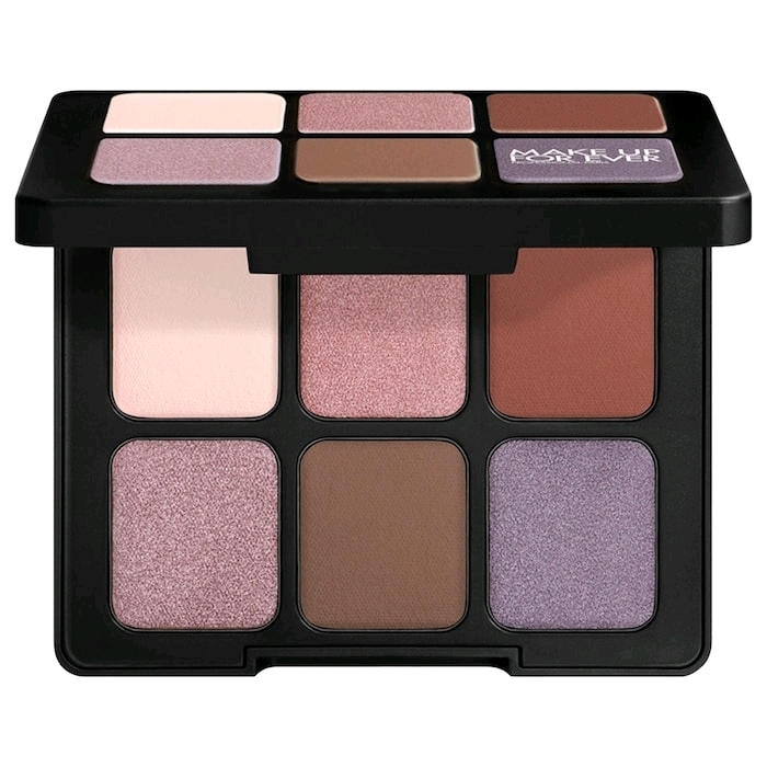 New MAKE UP FOR EVER 606 Wherever Walnut Mini Eyeshadow Palette - 6&times; 1g, 6&times; 0.03g
