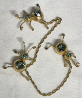 VINTAGE STAMPED GOLD FILLED Whimiscal Bug Brooch