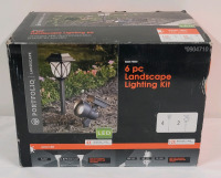 New - Portfolio Landscape 6-pc LED Landscape Lighting Kit .