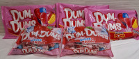 New 5 Spangler Dum-Dums Lollipop Packets | Net WT 7.8oz per packet approx. | Best By 10/08/27