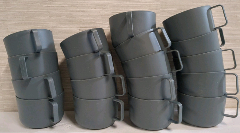 18 New Plastic Mug Bundle