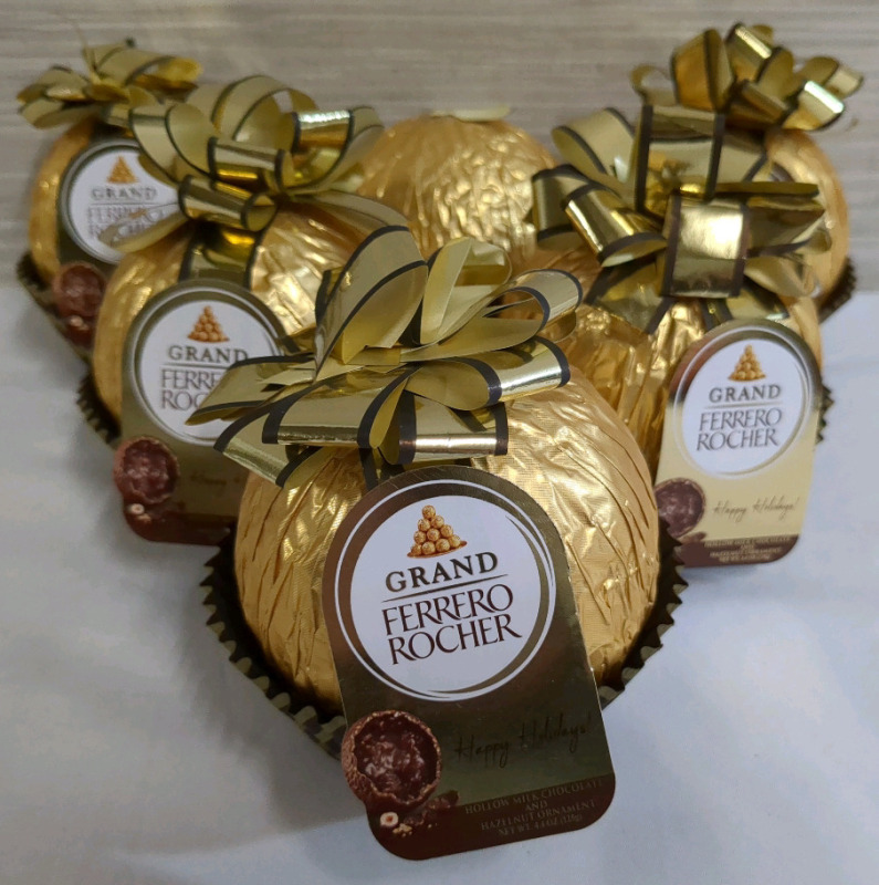 6 New Grand Ferrero Rocher Chocolates