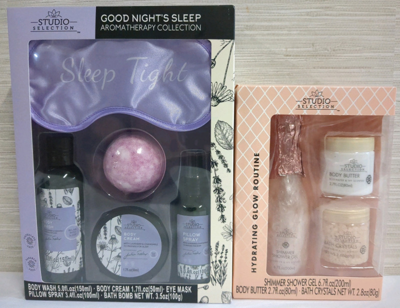 2 New Studio Selection Self Care/Skin Care Routine Bundle