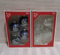 New 4 Boxes of Christmas Ornaments and a Lump of Coal