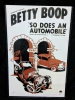 BETTY BOOP in "So Does An Automobile" Poster / One Sheet in Protective Sleeve - 11" &times; 17" (No COA)