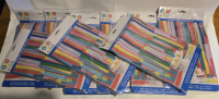 9 New | 321 Party! Colourful Fringe Backdrops | 8ft 54 Plastic Strands