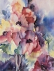 Stunning Huge Signed Possibly Original Floral Watercolour Art by Hamilton Artist BARB SPANOS Framed & Matted - 27.15" &times; 33.3" - 2