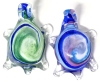 Pair of Signed Art Glass Turtles from Dockyard Glassworks, Bermuda - Approx 2.75" Long Ea, No Chips or Cracks - 4