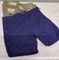 2 New sz 36 Men's Haggar Khaki Pants & Tailorbyrd Shorts (Lobsters)