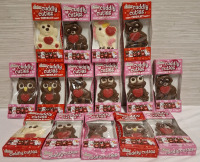15 New Cuddly Cuties Chocolaty Candy Boxes | NT WT 2.5oz each box | Measurements- 7.8" X 3.8" approx.