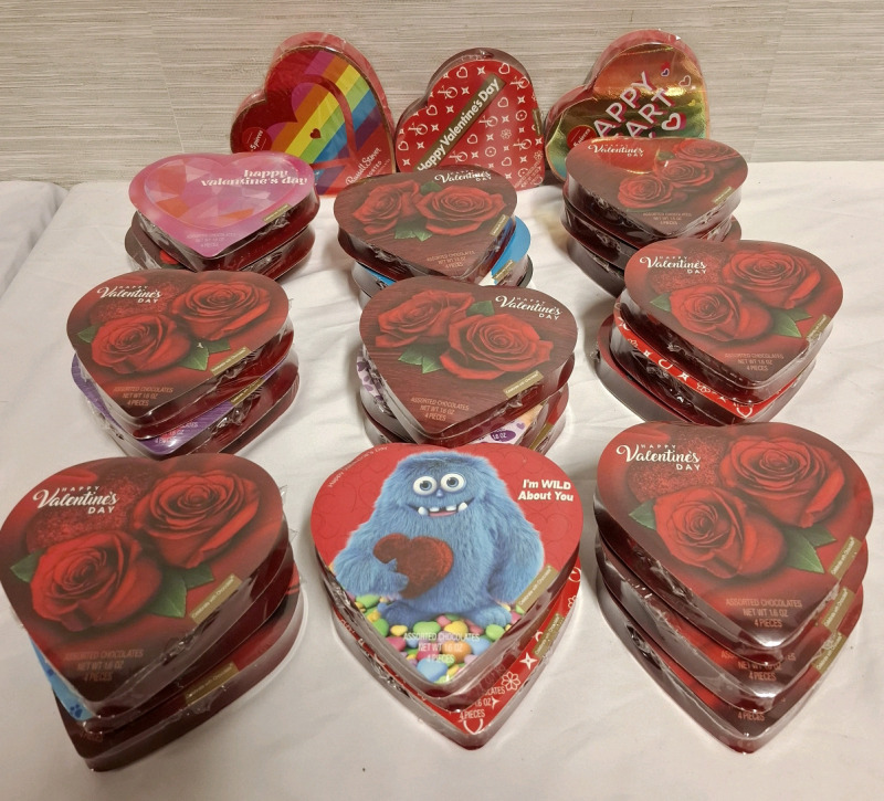 30 New | Assorted Elmer & Russell Stover Chocolate Boxes