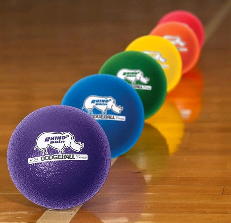New Champion Sports 6-Pack RHINO SKIN 7" Diameter Dodge Balls | Retails Over $50