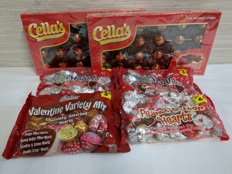 New Cella's Cherries & Palmers Assorted Chocolates Bundle