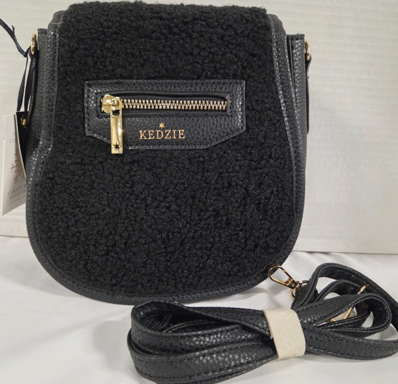 New | 8" x 8" KEDZIE Purse w/ ONE Interchangeable Strap