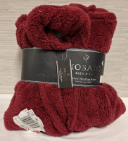 New Mosaic Bath & Spa Luxury Shearling Robe | One Size Fits Most | 100% Polyester