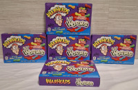 5 New Warheads Lil' Worms Candy Boxes | Net WT 3.5oz per box | 5 Flavors | Measurements: 6" X 4.1" each box | Best Before- 10/2025