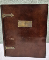 Bombay Company Wooden Storage Box - Monogram Present 14x12x3.5"