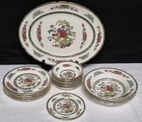 20 Pieces Paragon Dishes - Tree of Kashmir