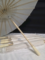 6 New | 12" Lovely Paper Umbrellas | 33" Diameter